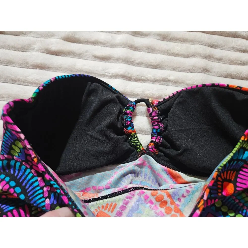 Gossip Collection Women's Medium Motif- Inspired 2 Piece Swimsuit